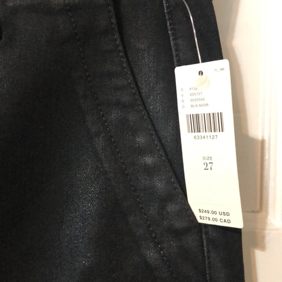 Anthropologie Paige Mayslie High-Rise Coated Denim Joggers - Picture 11 of 16